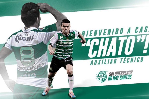 Juan Pablo Rodríguez regresa a Santos Laguna