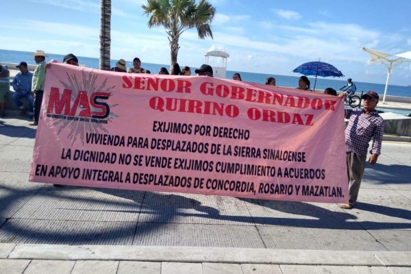 ¿Dónde quedó el terreno para los desplazados en Mazatlán?, preguntan al Gobierno del Estado