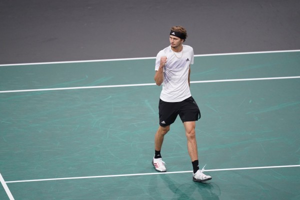 Alexander Zverev celebra su pase a la final. Fotos: Twitter @ATPTour_ES