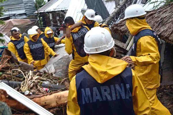 $!‘John’ deja al menos 15 muertos en Guerrero; suspenden clases en todos los niveles