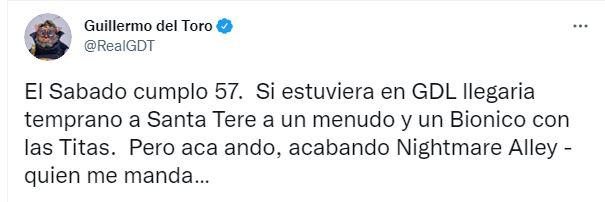 $!Celebra hoy Guillermo del Toro 57 años de vida