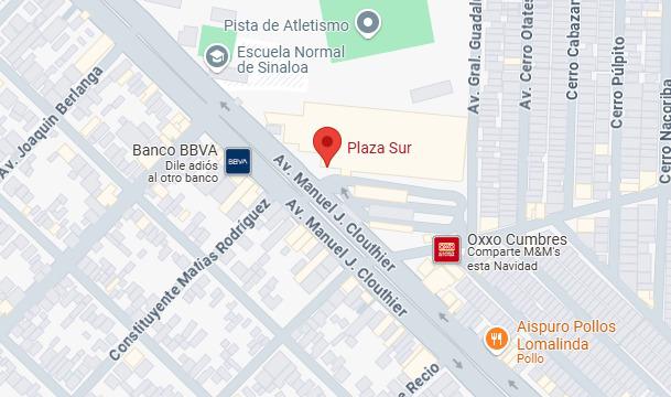 La plaza comercial desalojada este domingo en Culiacán se encuentra en la colonia Loma Linda.