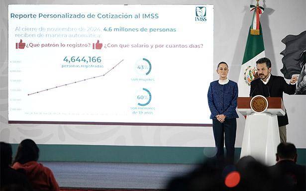 El director general del IMSS, Zoé Robledo Aburto, da a conocer las cifras de trabajadores afiliados al IMSS en México.