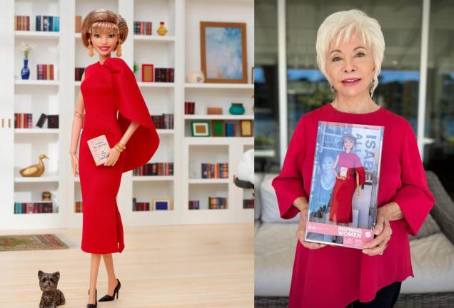 Crea Mattel una Barbie inspirada en Isabel Allende