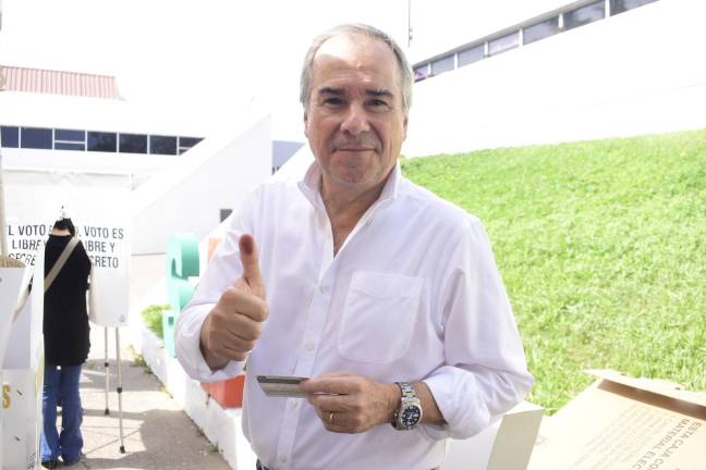 Sergio ‘Pío’ Esquer dijo sentirse seguro de la jornada electoral.