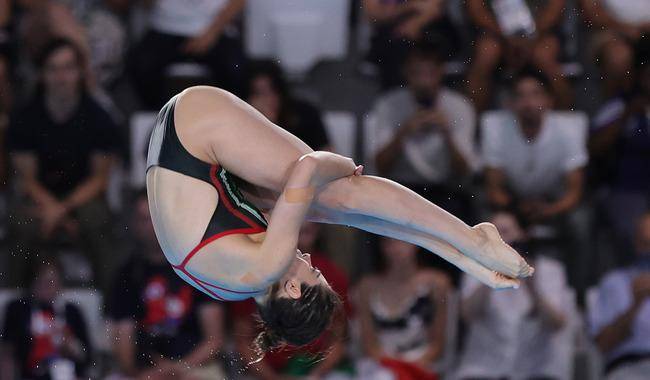 Alejandra Orozco y Gabriela Agúndez disputaron las Semis de Clavados 10m.