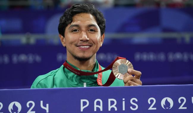 $!Respira aliviado sinaloense Juan Diego García tras su bronce en París 2024