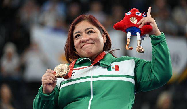 Amalia Pérez extendió su racha como medallista paralímpica a siete ediciones, esta vez no fue oro, pero ganó bronce en para powerlifting hasta 61 kilos en París 2024.