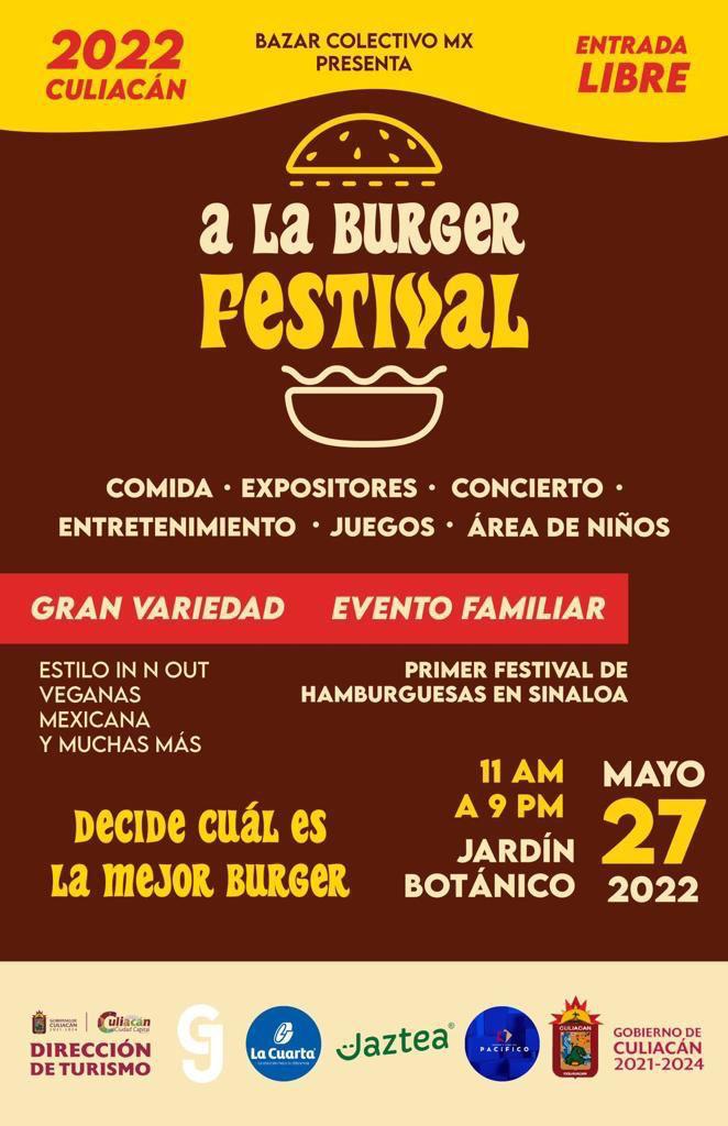 $!En Culiacán anuncian primer Festival de la Hamburguesa, será el 27 de mayo