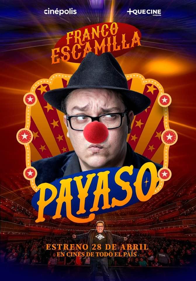 $!Llega Franco Escamilla a Cinépolis con su show titulado ‘Payaso’