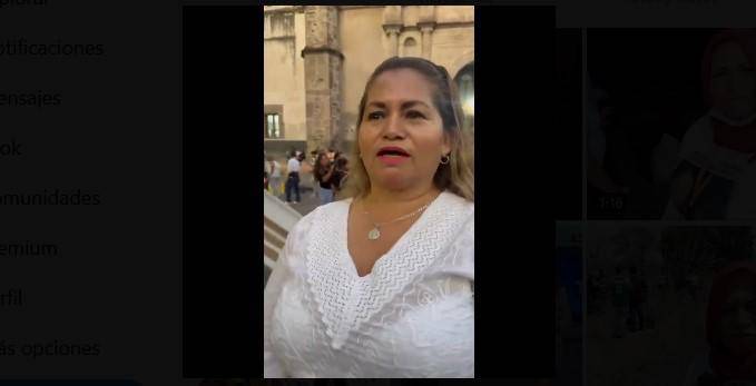 Ceci Flores se encontraba el domingo en la Ciudad de México.