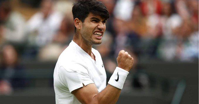 $!Alcaraz anula a un verdugo y sube una marcha en Wimbledon