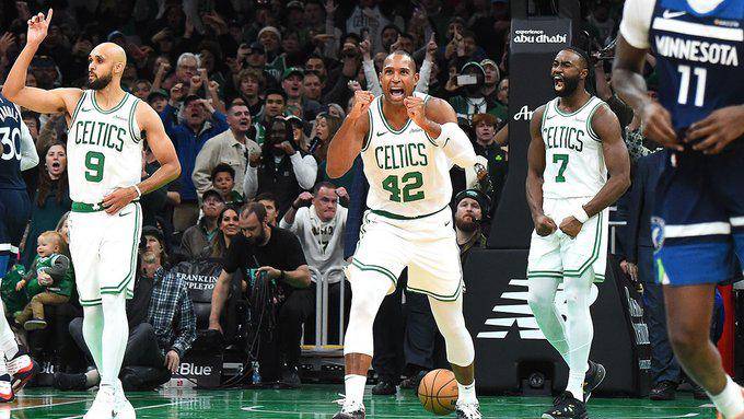 Celtics superan a Timberwolves en un final apretado