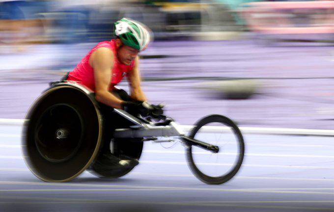 Edgar Navarro logró su mejor marca de la temporada en los 200 metros categoría T51 de París 2024.