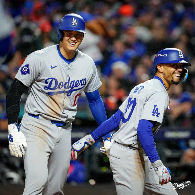 $!¡A ley de uno! Liderados por Betts, los Dodgers apalean de nuevo a Mets