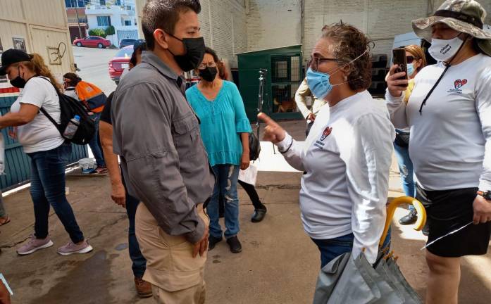 El colectivo de búsqueda de personas desaparecidas Sabuesos Guerreras.