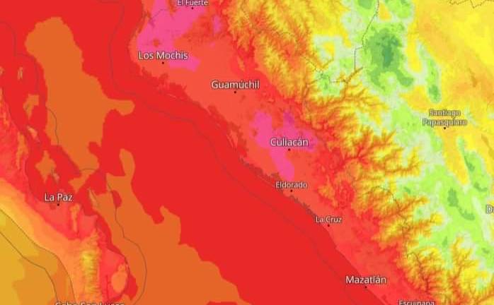 Seguirá Sinaloa con hasta de 40 grados y poca lluvia para este jueves