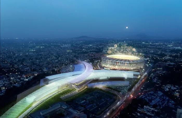 $!Vecinos del Estadio Azteca se quejan de que podría dejar sin agua al pueblo de Santa Úrsula