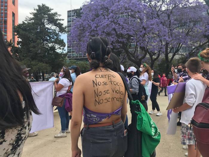 $!Las mujeres protestan con su cuerpo