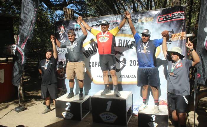 Nutrida premiación, en el regreso de la Mountain Bike Cup