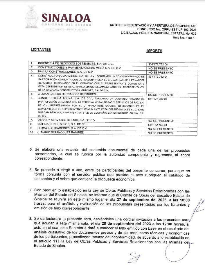 $!Obras Públicas retrasa resultado de licitación de Centro de Justicia para Mujeres de Guasave