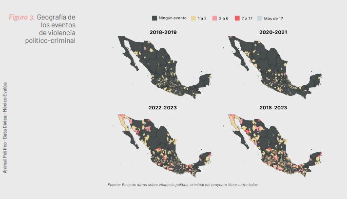 $!Desde las elecciones de 2018, Sinaloa ha tenido 19 víctimas de violencia político-criminal: México Evalúa