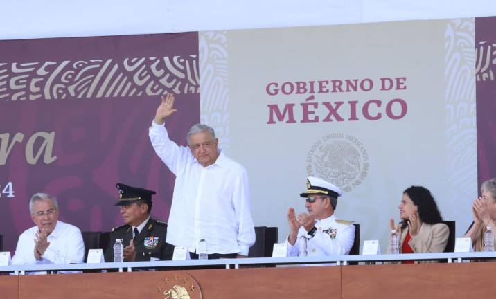 Se prevé que AMLO llegue desde este sábado a Mazatlán para inaugurar el domingo el Distrito de Riego de la Picachos