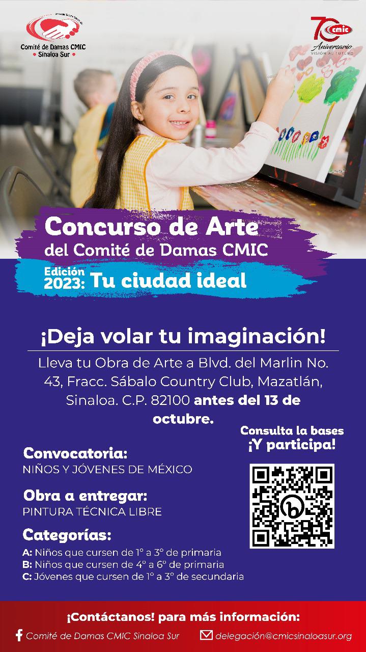 $!Las bases se pueden encontrar en https://www.cmic.org.mx/concursodearte/, en la página oficial de la CMIC Nacional.