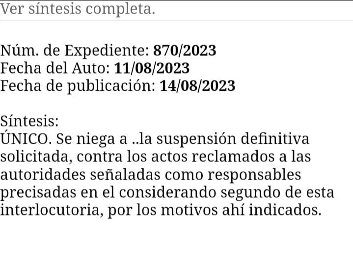 Niegan Suspensión Definitiva A Funcionaria De La Uas Contra Orden De