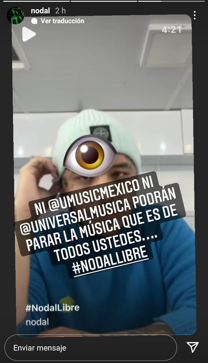 $!Niega Christian Nodal que su música esté vetada