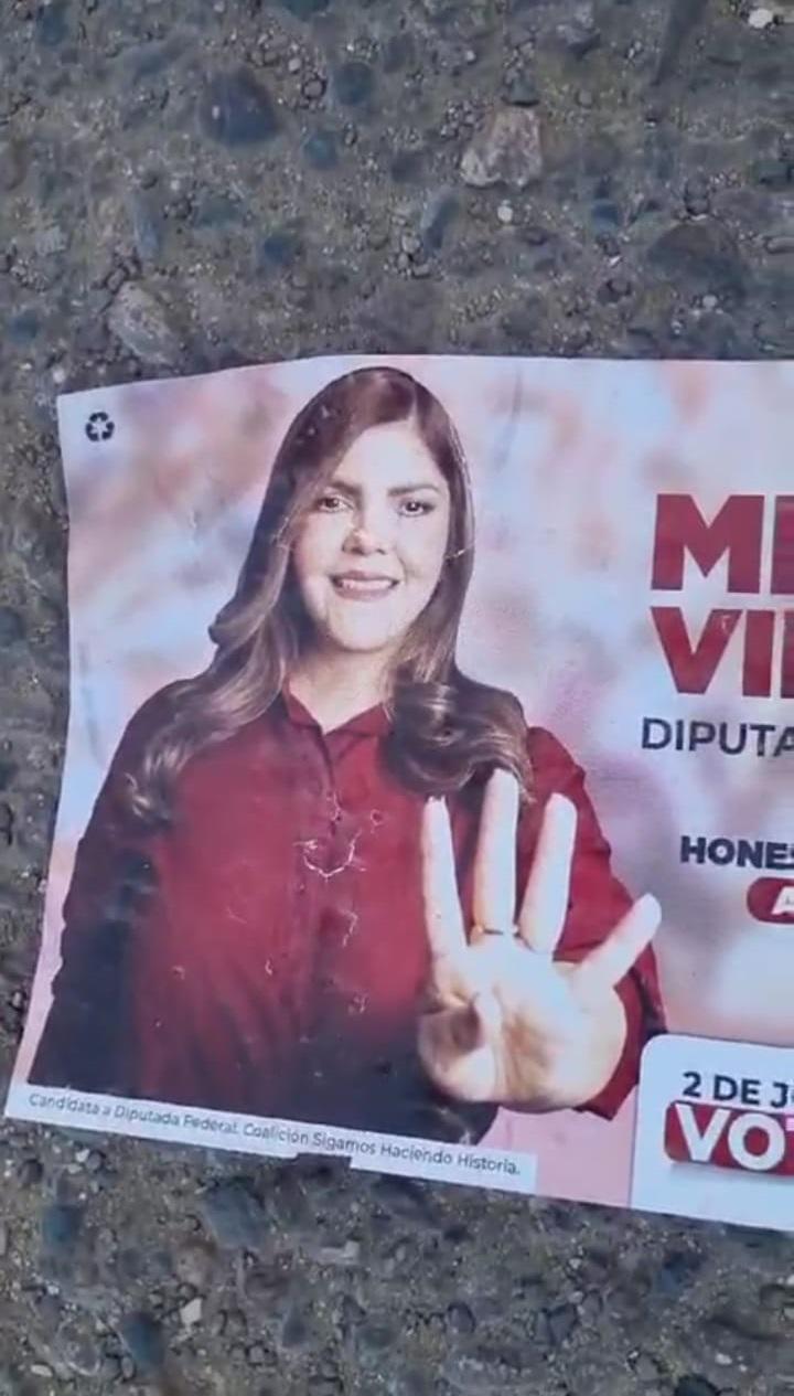 $!Se quejan tianguistas de Los Huizaches por basura de campañas electorales