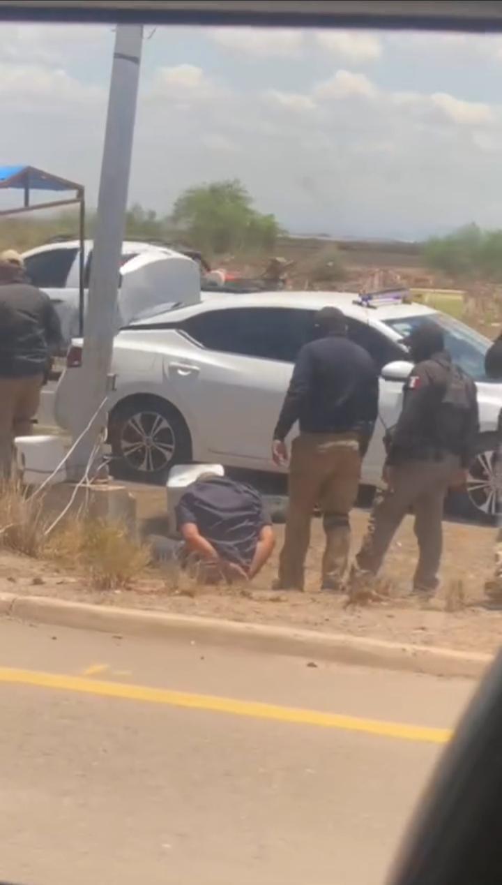 $!Captan presunto caso de abuso policial al norte de Sinaloa