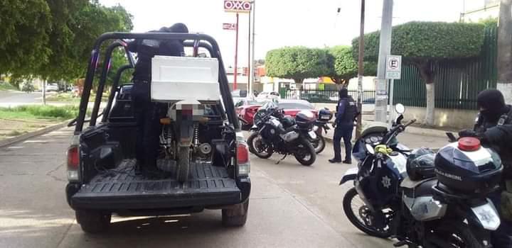 Las motocicletas fueron trasladadas a las instalaciones de la Unidad de Vialidad y Tránsito.