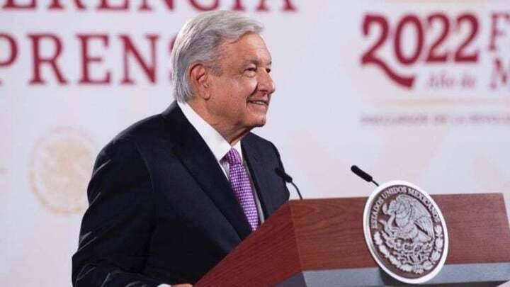 Andrés Manuel López Obrador, Presidente de México, en la conferencia matutina.