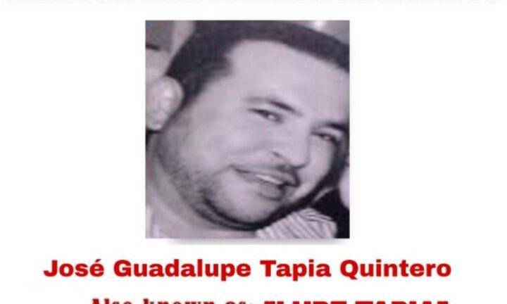 José Guadalupe Tapia Quintero, alias “El Lupe”, supuesto compadre y presunto “operador logístico” del capo sinaloense “El Mayo”.