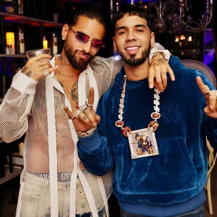 $!Lanzan Maluma y Anuel AA el sencillo ‘Diablo, qué chimba’