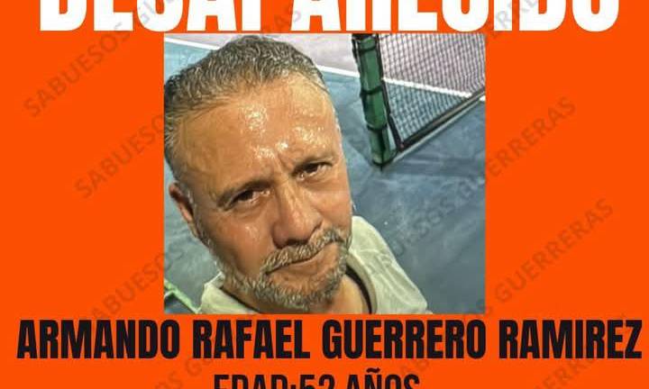 Armando Rafael fue visto por última vez al mediodía a un lado de una tienda de conveniencia.