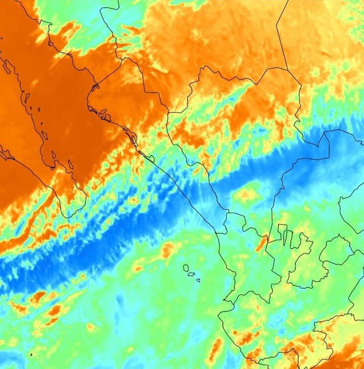 $!Advierten por pronóstico de lluvias durante la tarde de este miércoles en Sinaloa