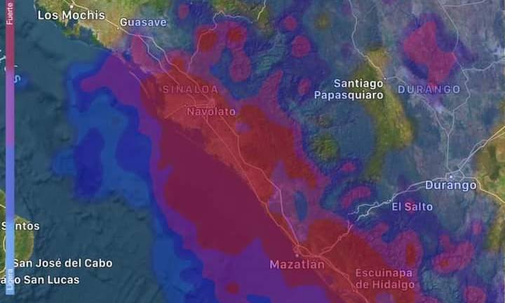 Se prevén lluvias para la madrugada y mañana del sábado en municipios del sur y centro de Sinaloa.