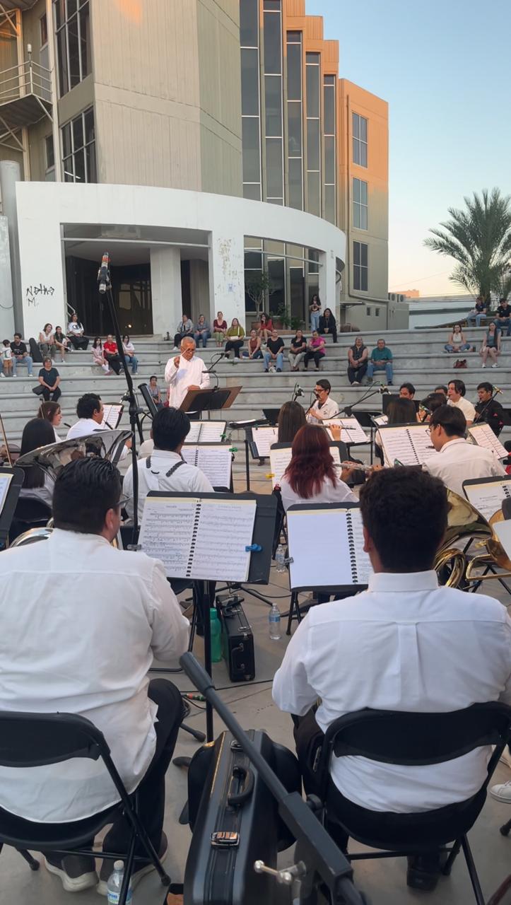 $!El concierto se llevó a cabo en el ágora Rosario Castellanos.