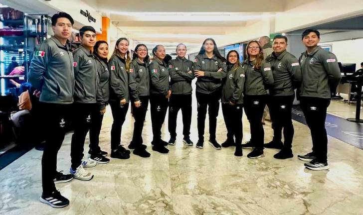 La delegación nacional de parataekwondo en su viaje a Asia.