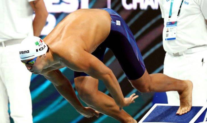 Jorge Iga no logra avanzar en la natación de París 2024