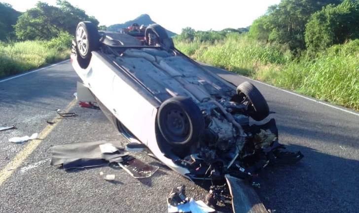 El accidente ocurrió en el kilómetro 31+200 de la carretera internacional México 15.