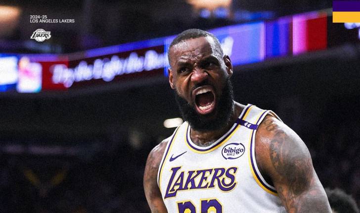 LeBron James fue la figura de Lakers con sus 32 puntos, siete rebotes y seis asistencias.