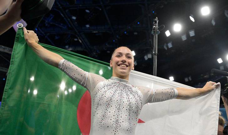 Kaylia Nemour da a África primera medalla en gimnasia de Juegos Olímpicos