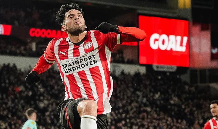 Hat-trick de Pepi y el regreso de Chucky Lozano: El PSV golea 5-0 al FC Groningen