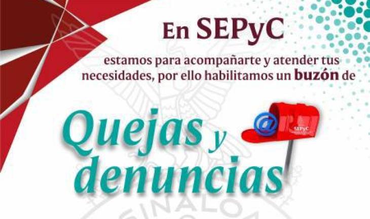 Ahora las quejas o denuncias relacionadas al sector educativo se pueden hacer llegar a SEPyC a través de un buzón digital.