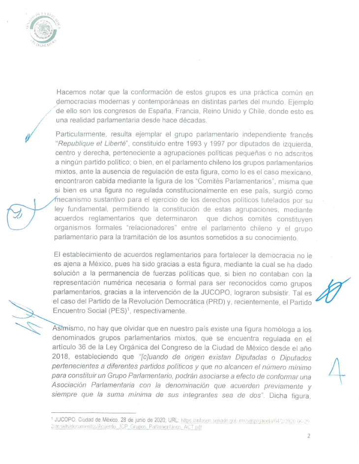 $!Germán Martínez, Álvarez Icaza, Madero y dos más arman grupo parlamentario propio