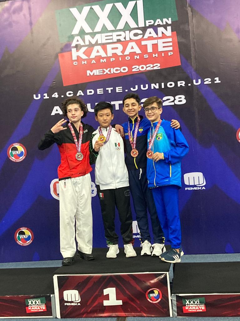 $!Mazatleco Kaito Yoshii conquista Panamericano Juvenil de Karate