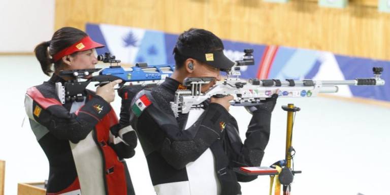 En el tiro deportivo, Goretti Zumaya y Edson Ramírez se quedaron cerca de disputar el duelo por la medalla de bronce.